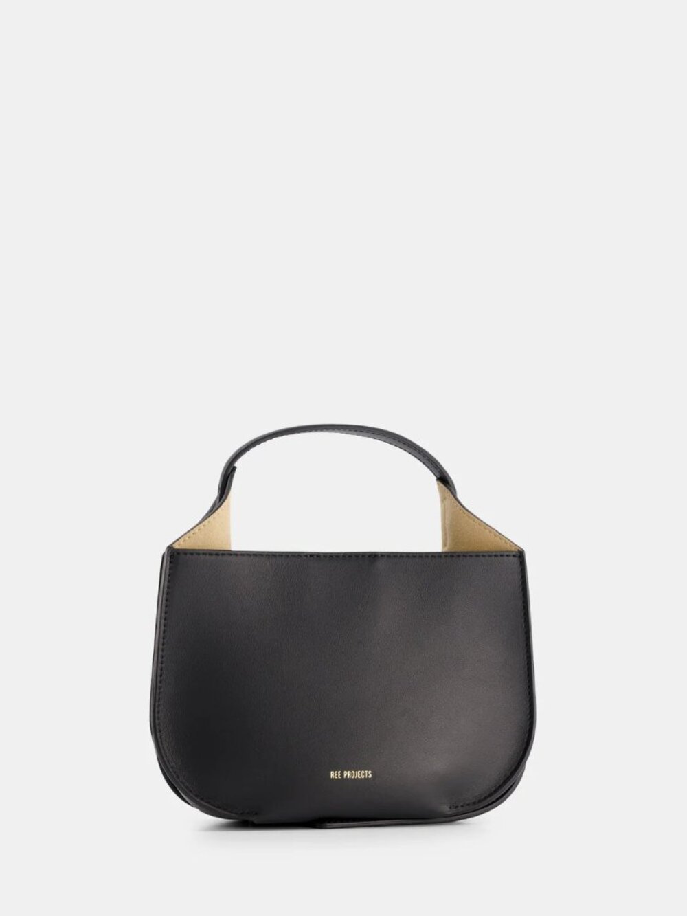 NWT Ree Project Helene Hobo Mini Black Made in Italy
